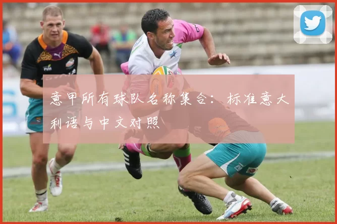 意甲所有球队名称集合：标准意大利语与中文对照