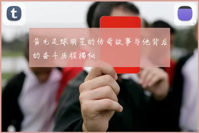 黄毛足球明星的传奇故事与他背后的奋斗历程揭秘